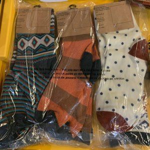 O'Neill Knee High 3 Pairs Cute‎ Design Pattern Women